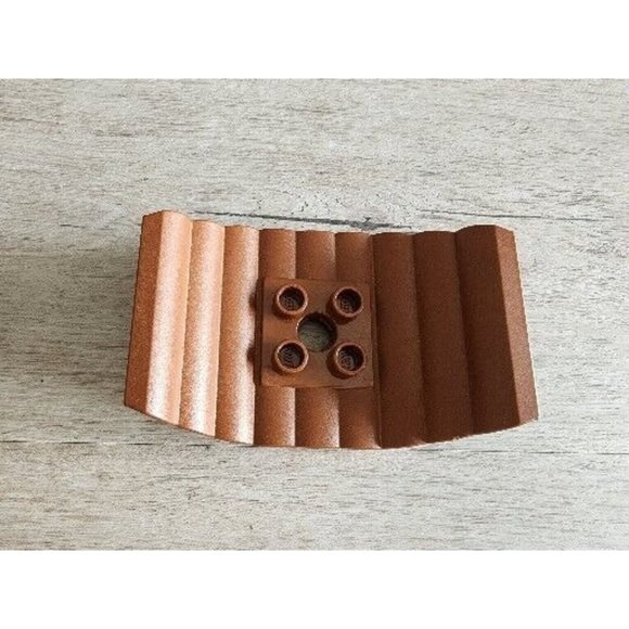 1x Lego Duplo Hanging Bridge Footbridge Reddish Brown 23027 Vintage - Picture 7 of 8